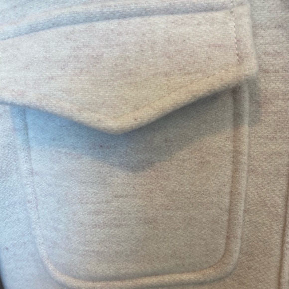 & Other Stories Blush Wool Blend Utility Style Jacket Size S - Picture 12 of 16